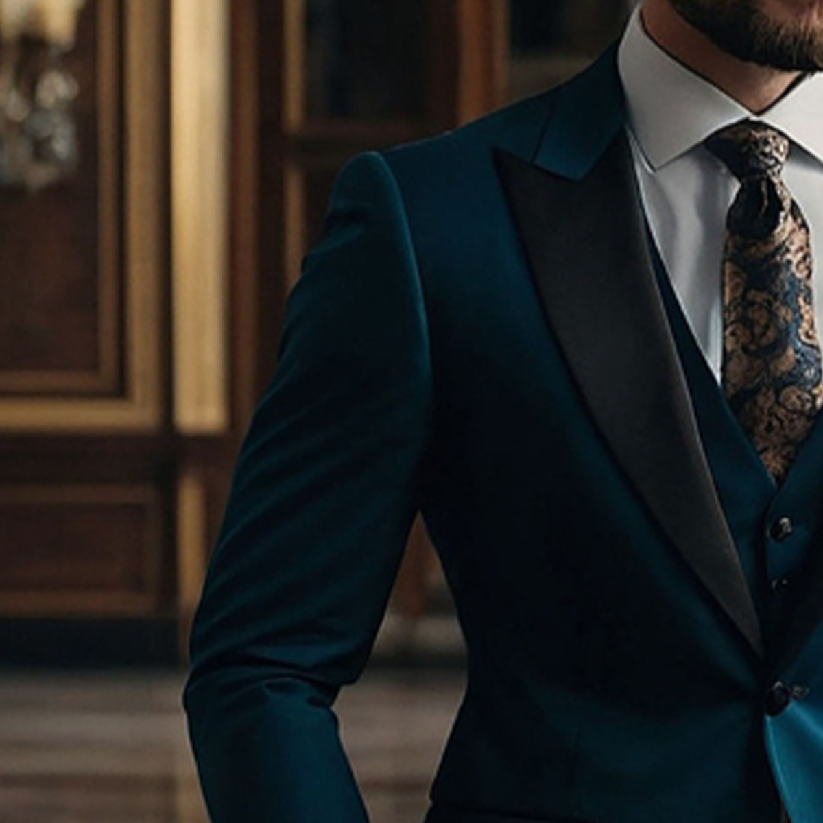 Teal Velvet Crest-picture