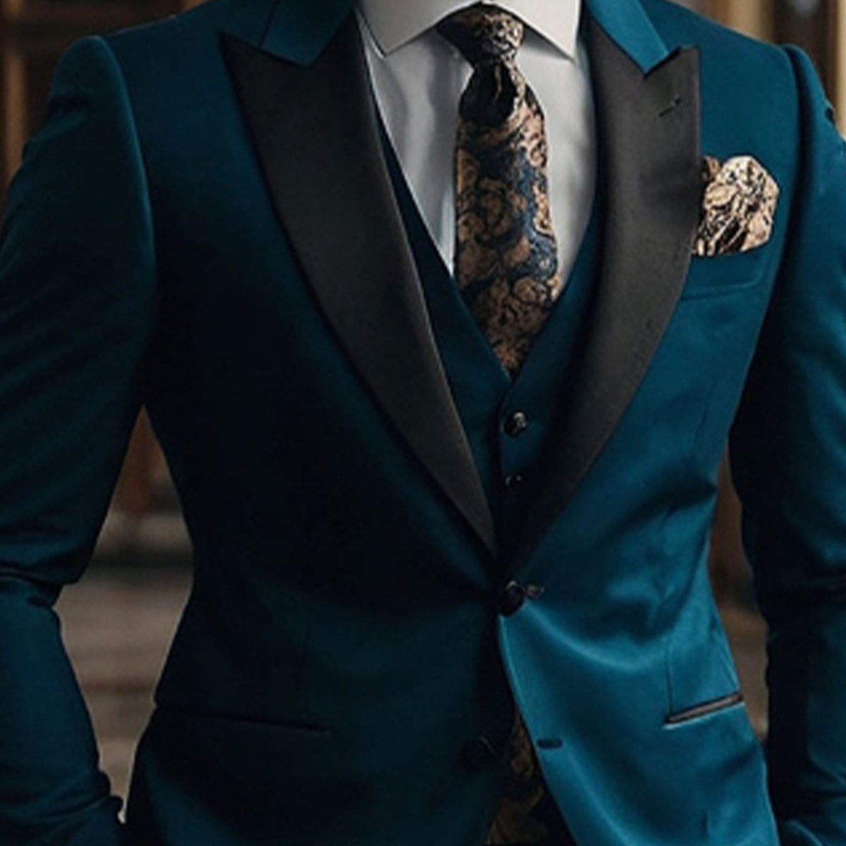 Teal Velvet Crest-Image